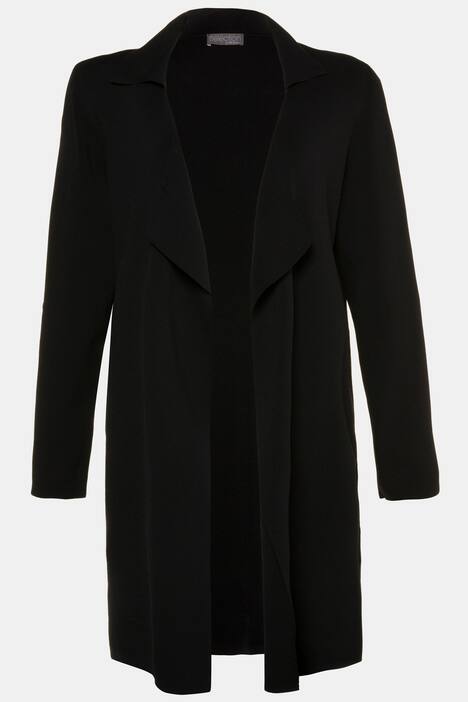 Long-Strickjacke, Ziernadel-Verschluss, selection