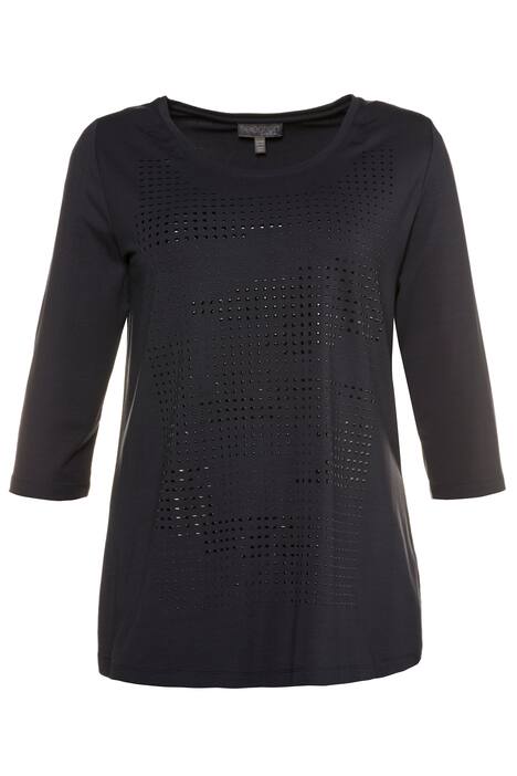 Shimmer Stud Classic Fit Stretch Knit Top