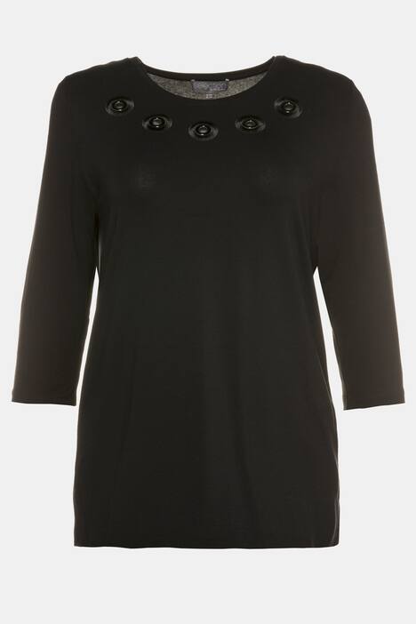 Shirt, umsteppte Zierösen, Classic, Stretch, selection