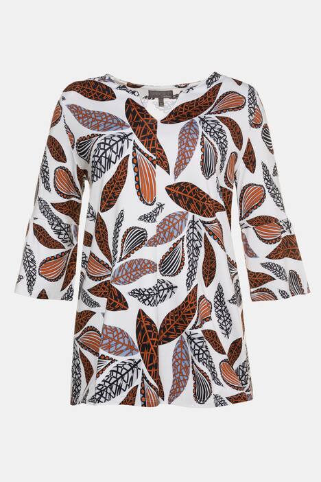 Shirt, Blätter-Design, Classic, Längsnaht, selection