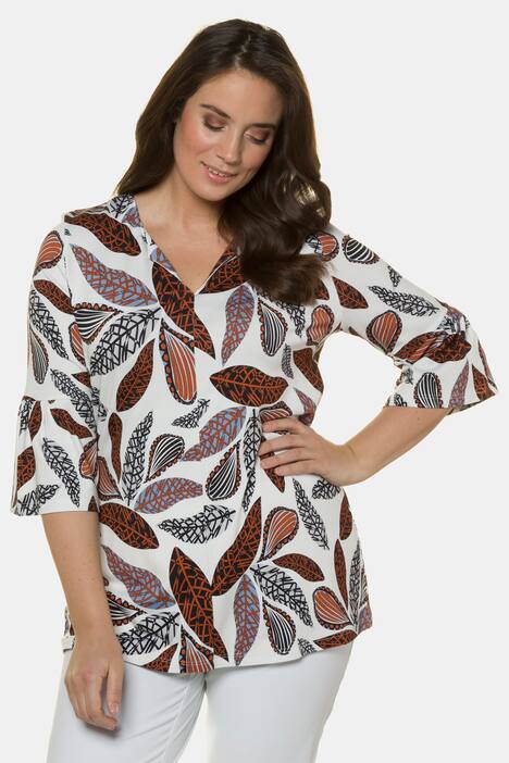 Shirt, Blätter-Design, Classic, Längsnaht, selection