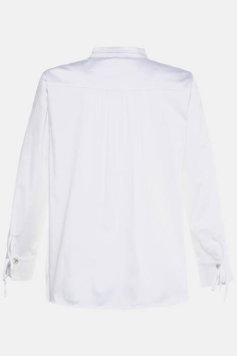 Bluse, fein schimmernd, Zierfalte, selection