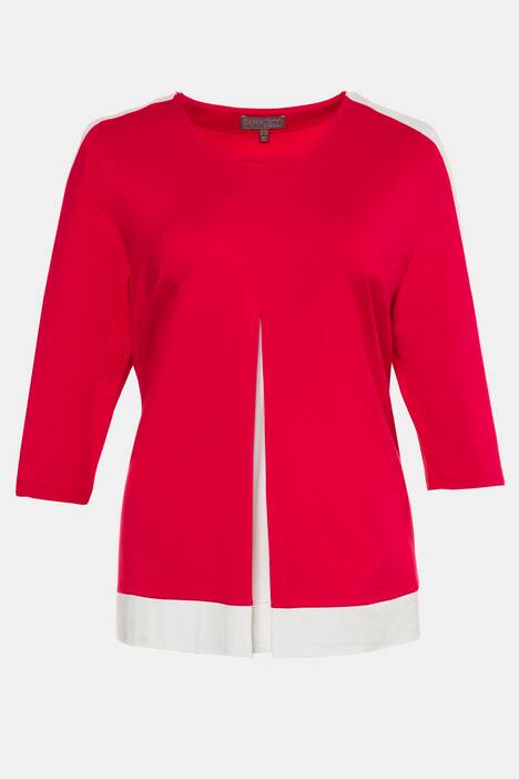 Shirt, unterlegte Zierfalte, Classic, selection