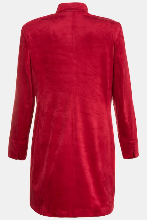 Hemdjacke, Wildlederoptik, längere Form, selection