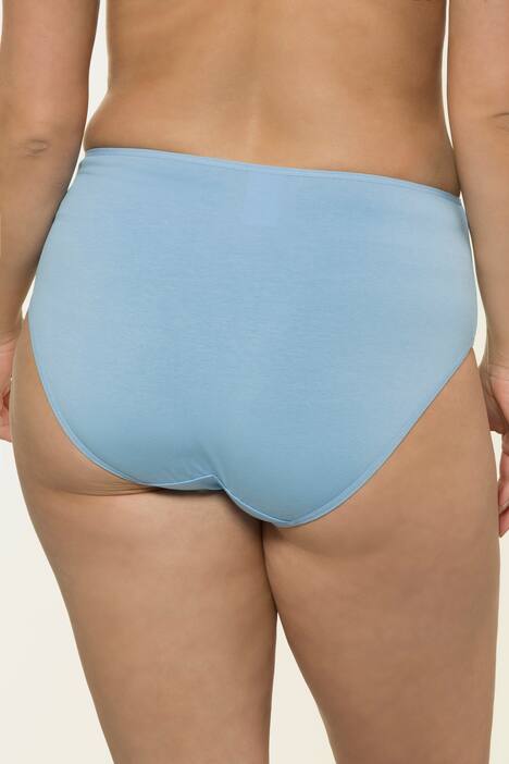 Slips, 5er-Pack, weiß / babyblau, bis Gr. 66/68