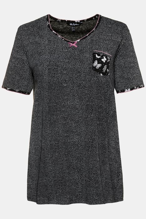 Butterfly Print Cotton Capri Pajama Set