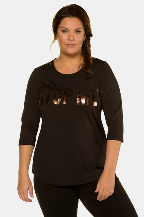 Can't Stop Me Round Neck Quick Dry Knit Top