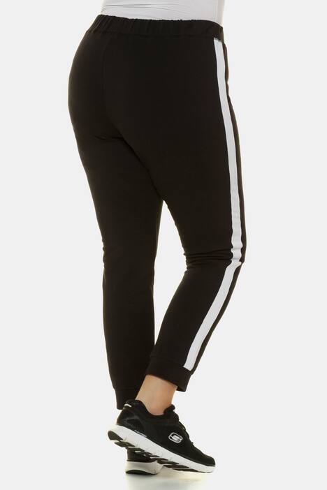 Jogginghose, Seitenstreifen, Gummibund, Bindeband