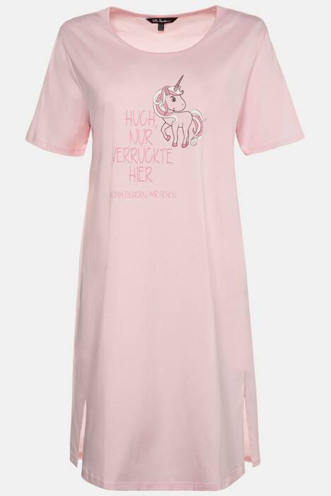 Bigshirts, 2er-Pack, Grafikmuster/Einhornmotiv