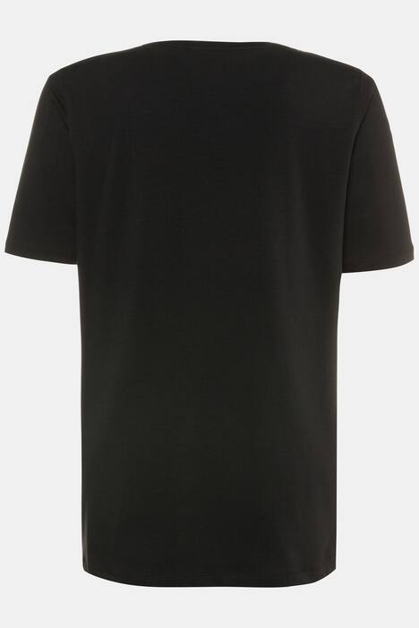 T-Shirt, Rosenmotiv, Classic, Elasthan, Rundhalsausschnitt