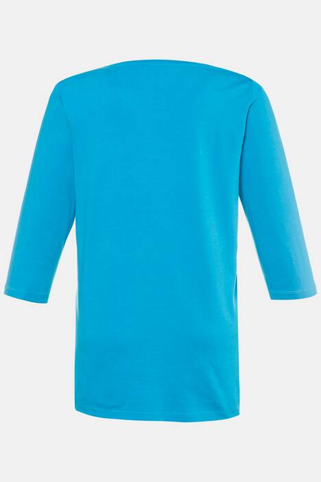 Butterfly Heart Scoop Neck Cotton Tee
