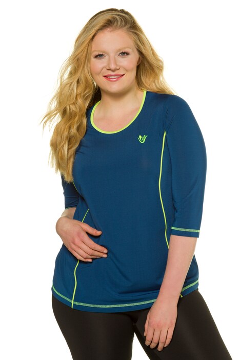 Quick Dry Princess Seam Piped Classic Fit Top