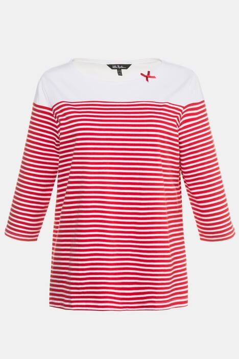 Shirt, Breton-Streifen, U-Boot-Ausschnitt