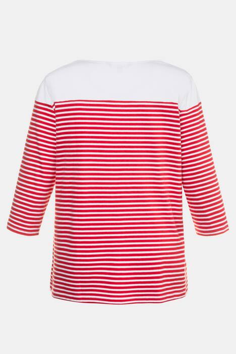 Shirt, Breton-Streifen, U-Boot-Ausschnitt