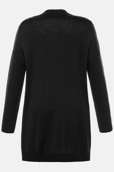 Cardigan, Schalkragen, Oversized, offene Form