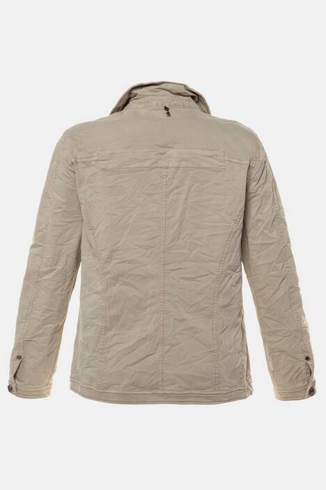 Jeansjacke, Crashlook, Metallic-Knöpfe, Elasthan