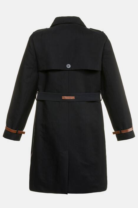 Trenchcoat, Gürtel, verdeckte Knopfleiste