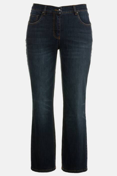 Bootcut-Jeans, Wascheffekt, 5-Pocket-Form