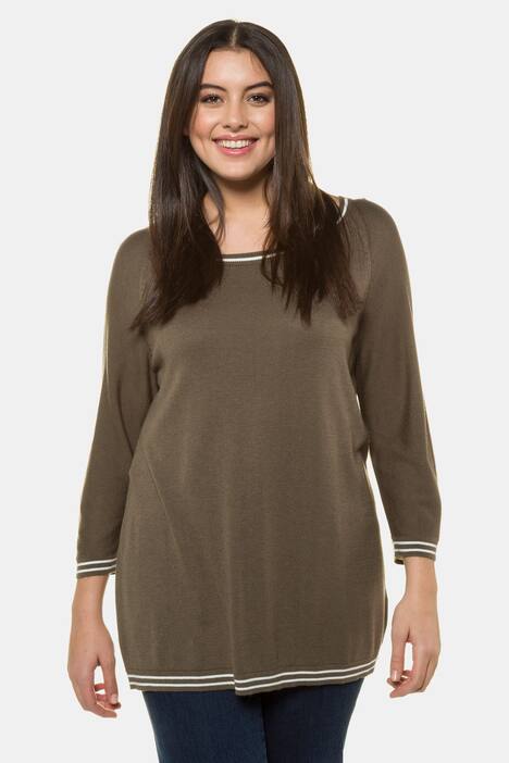 Pullover, Streifenbündchen, kuschelweich