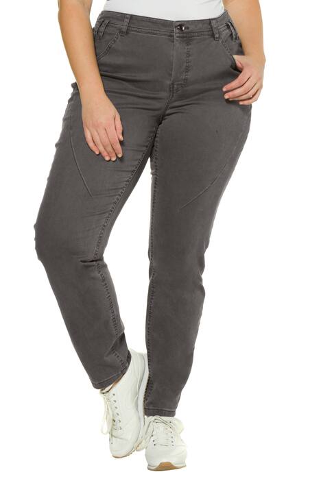 Curvy-Hose, Teilungsnähte, 4-Pocket-Form, Elasthan