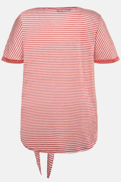 T-Shirt, Saumknoten, hinten länger