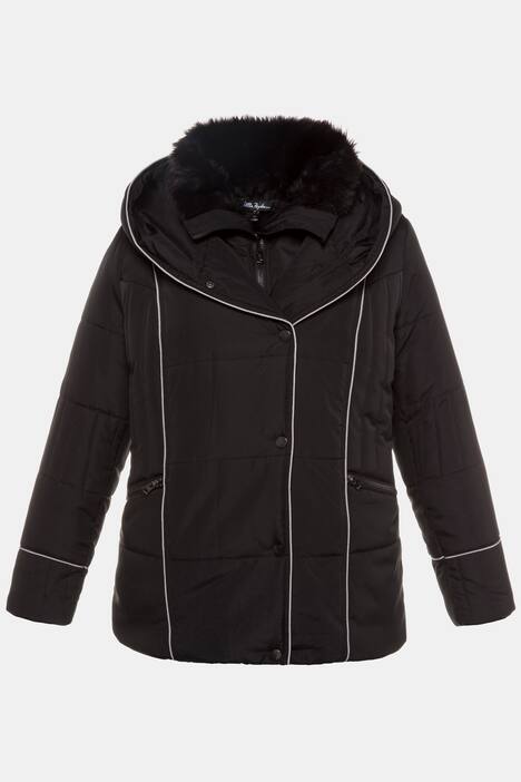 Steppjacke, Westeneinsatz, Zierpaspel, Webfell