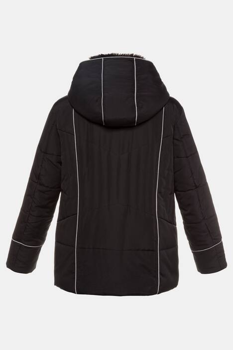 Steppjacke, Westeneinsatz, Zierpaspel, Webfell