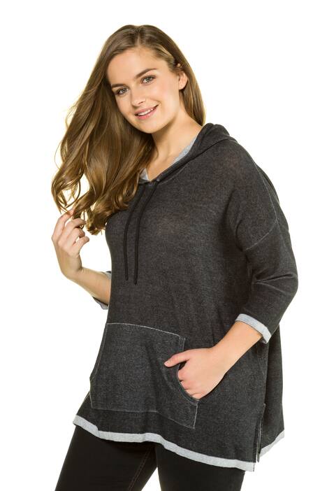 Kapuzen-Pullover, Oversized, Biobaumwolle