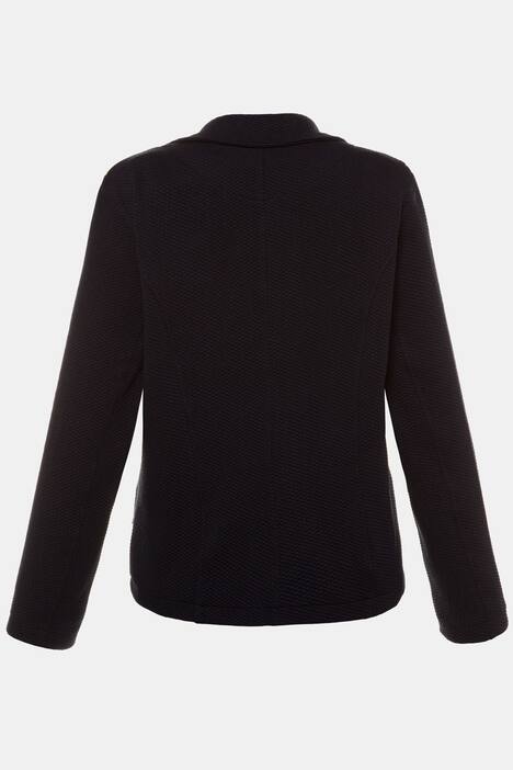 Blazer, Struktur, Teilungsnähte, ungefüttert, Jersey