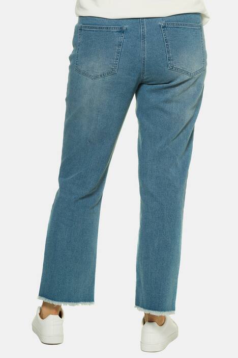 Colorful Patch 5-Pocket Stretch Jeans