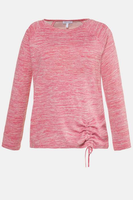 Pullover, Sweater, Raffung am Saum, lange Raglanärmel