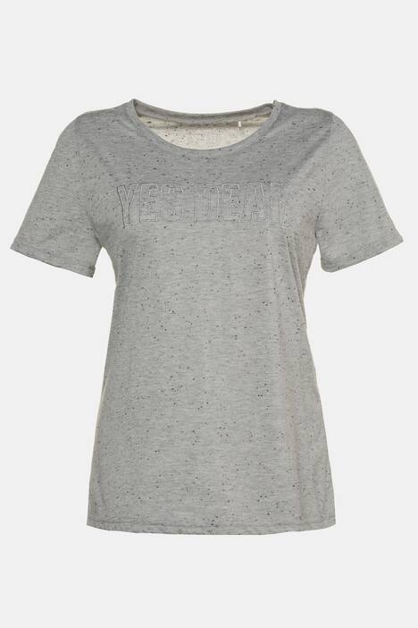Yes Dear Embroidered Short Sleeve Knit Top