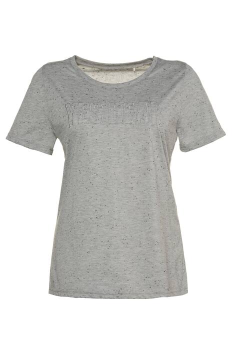 Yes Dear Embroidered Short Sleeve Knit Top