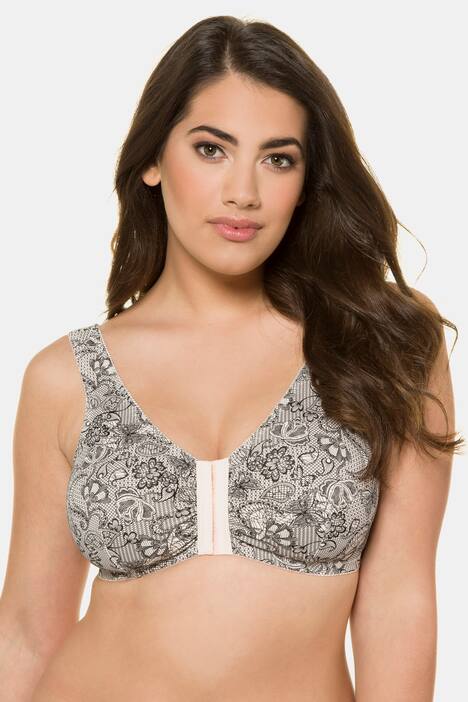 2 Pack of Comfort Stretch Bras - Lace Print, Solid