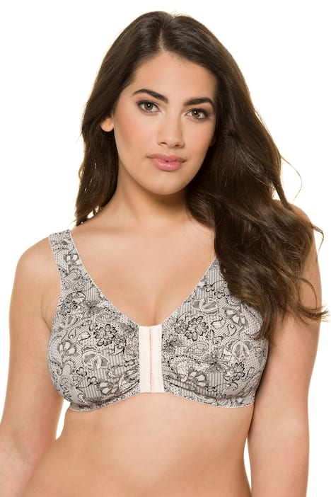 2 Pack of Comfort Stretch Bras - Lace Print, Solid