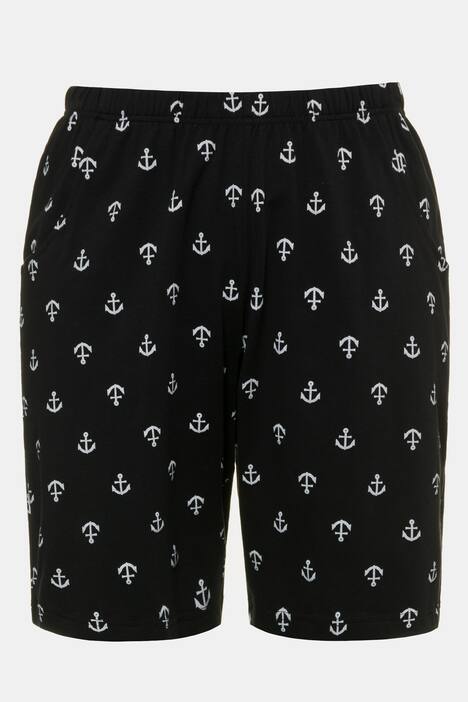 Jerseyshorts, Ankermuster, Elastikbund