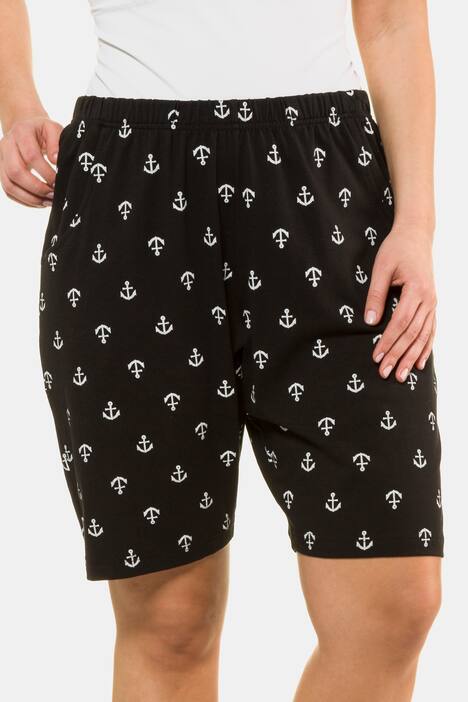 Jerseyshorts, Ankermuster, Elastikbund