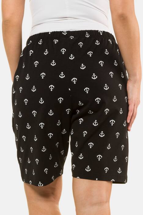 Jerseyshorts, Ankermuster, Elastikbund
