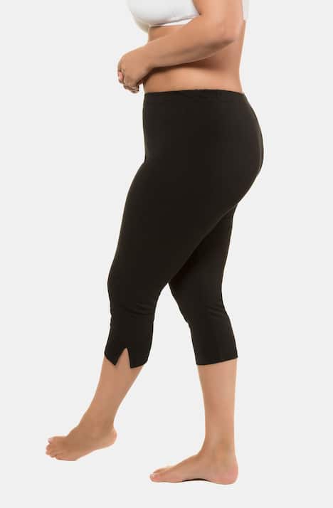 2 Pack Of Capri Stretch Cotton Knit Lounge Leggings
