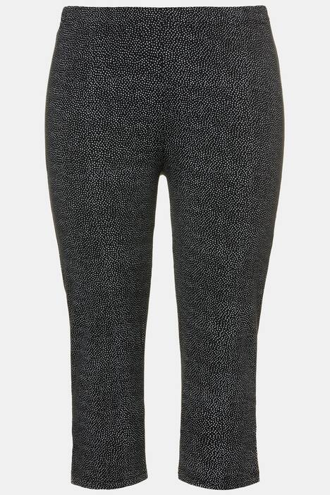 2 Pack Of Capri Stretch Cotton Knit Lounge Leggings