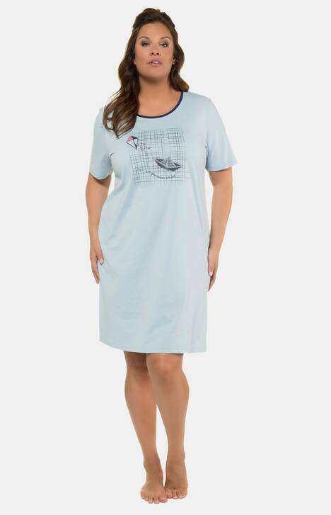 Bigshirts, 2er-Pack, Bootmotiv / Häusermuster