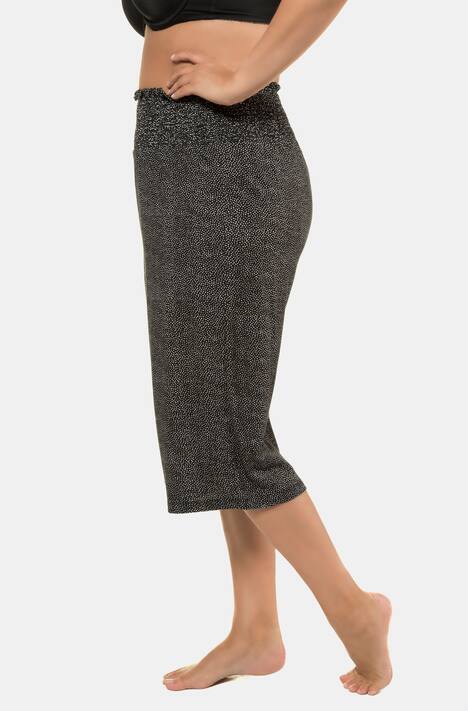 Homewear-Bermuda, Pünktchenmuster, breiter Elastikbund