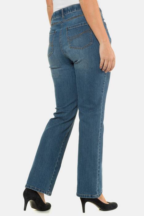 Bootcut-Jeans Marie, helle Waschung, ausgestellter Saum