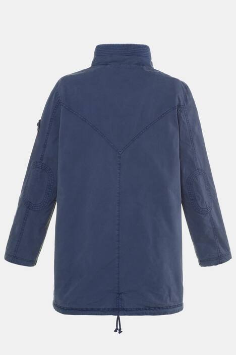 Parka, Kapuze, Blümchenfutter, Sommerjacke