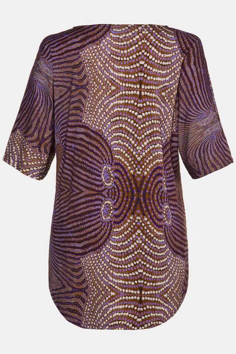 Longshirt, Ethnodesign, Oversized, Halbarm, selection