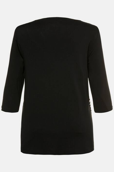 2-in-1-Shirt, Ajourmuster, Classic, Spitze, 3/4-Arm