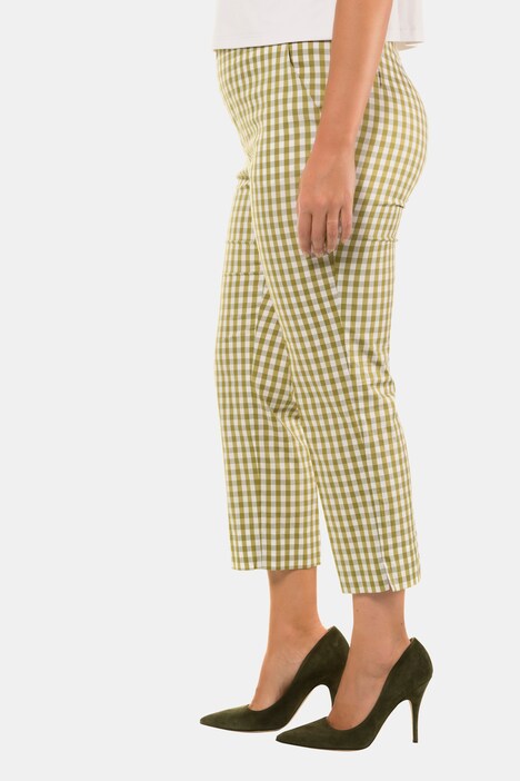 7/8-Hose Sophie, Karomuster, schmales Bein, selection