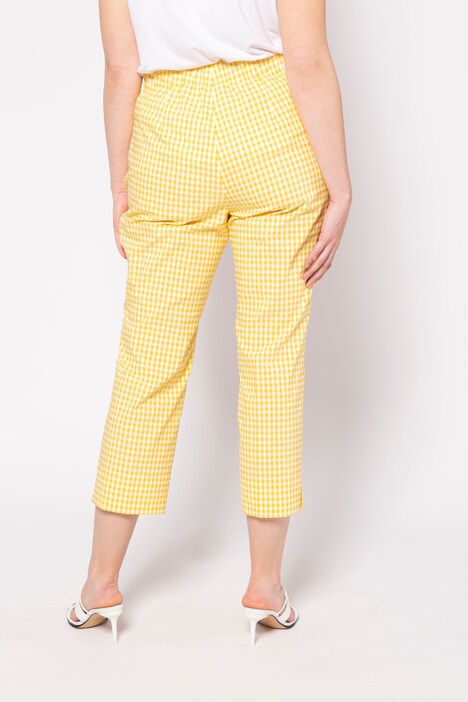 7/8-broek Sophie, smalle pijpen, geruit dessin, selection