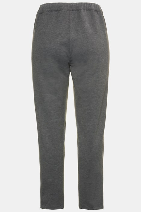 Elastic Wasit Slim Fit Stretch Knit Pants