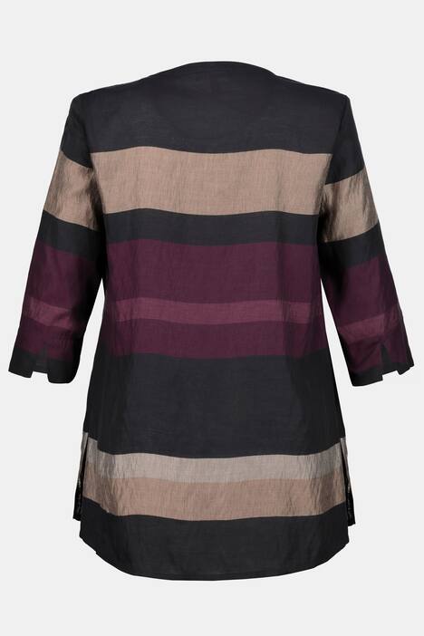 Bluse, Streifen, verdeckte Knopfleiste, selection